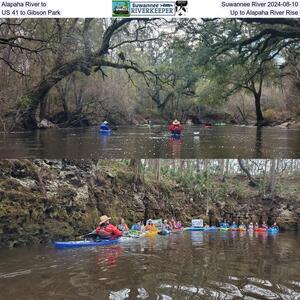 [Alapaha River to Suwannee River 2024-08-10, US 41 to Gibson Park, Up to Alapaha River Rise]