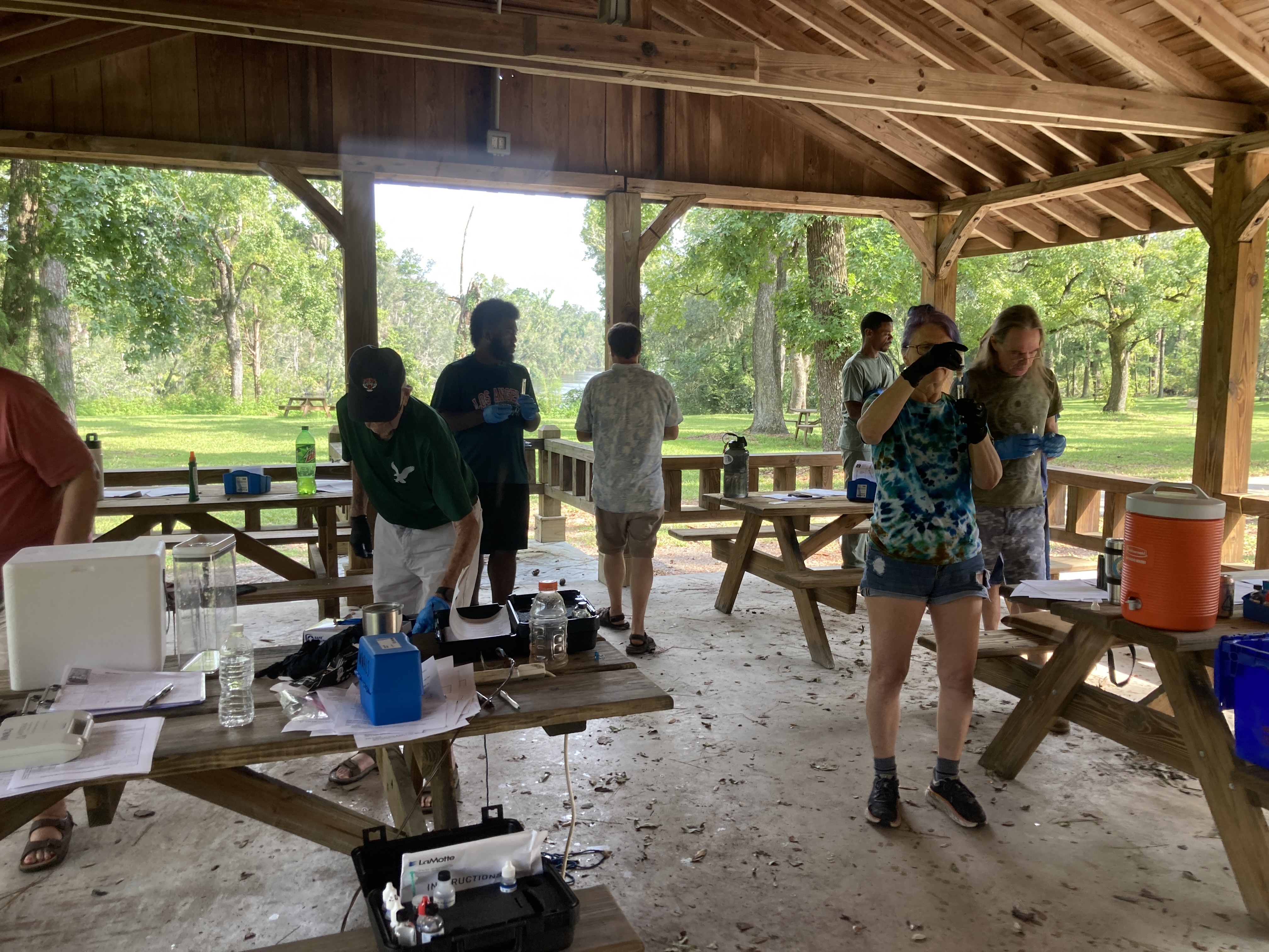 Testers in Pavilion