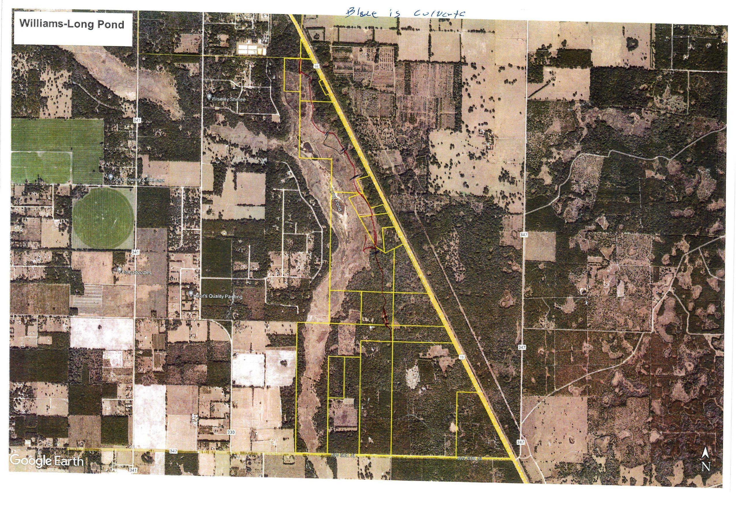 Map: Williams-Long Pond ERP for Williams Silvicultural Road --SRWMD 2023-07-17