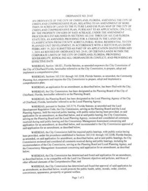 [ORDINANCE NO. 24-02 ...PROVIDING FOR A CHANGE IN THE LAND USE CLASSIFICATION FROM COUNTY AGRICULTURAL/ RURAL RESIDENTIAL TO CITY PLANNED UNIT DEVELOPMENT...]