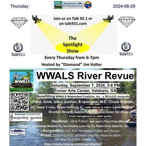 [Suwannee Riverkeeper on The Spotlight Show, 6-7 PM, Thursday, August 29, 2024]