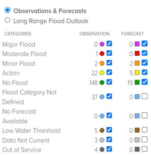 [Legend: NOAA River Gauges 2024-09-06]