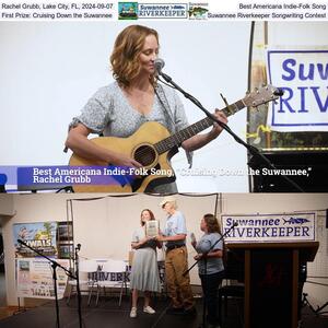 [Rachel Grubb, Lake City, FL, 2024-09-07, Best Americana Indie-Folk Song, First Prize: Cruising Down the Suwannee, Suwannee Riverkeeper Songwriting Contest]