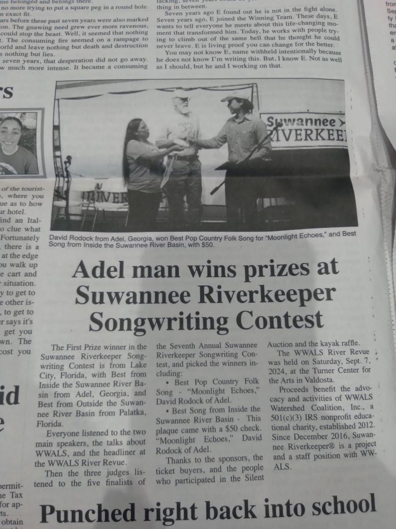 Adel man wins prizes --Adel News-Tribune, Wednesday, September 18, 2024