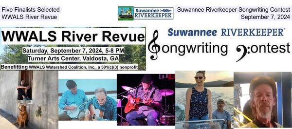 [Five Finalists Selected, Suwannee Riverkeeper Songwriting Contest 2024]