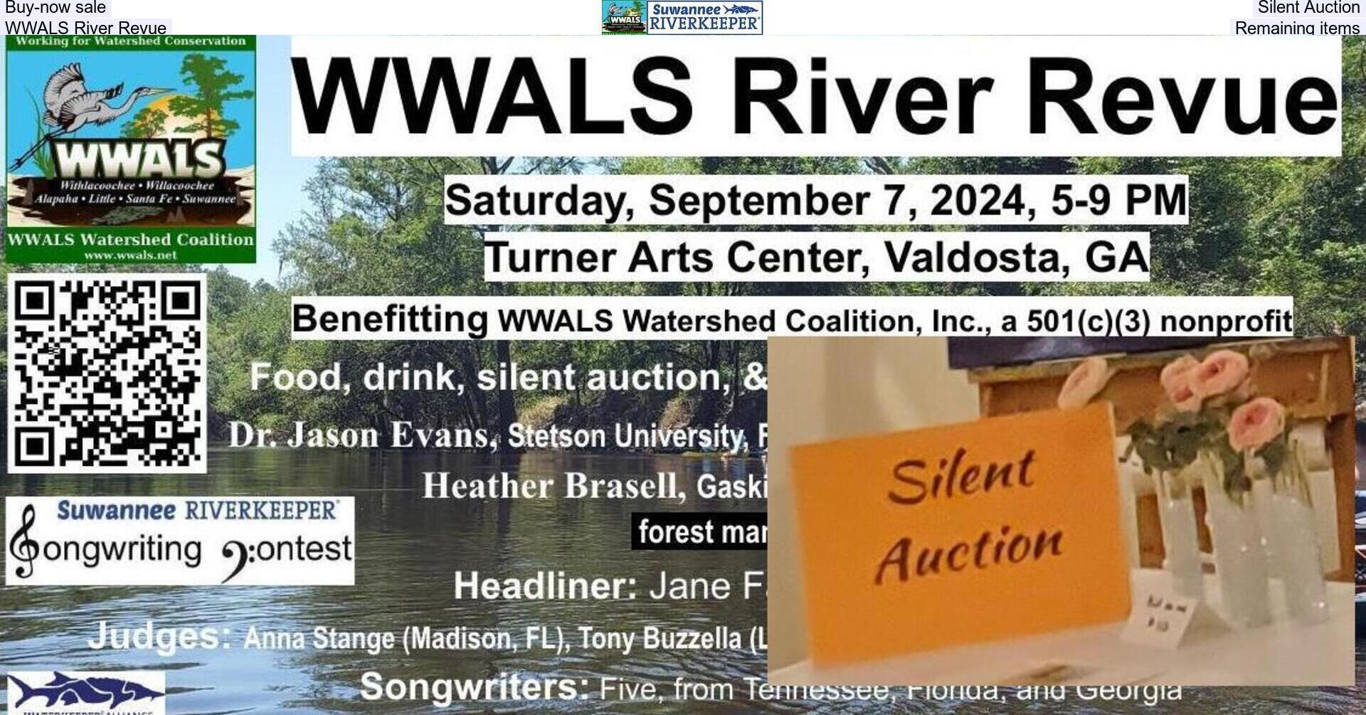 [Buy-now sale, Silent Auction, WWALS River Revue, Remaining items]