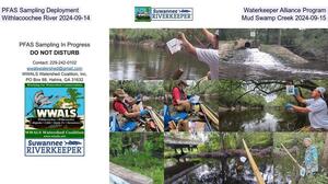 [PFAS Sampling Deployment, Waterkeeper Alliance Program, Withlacoochee River 2024-09-14, Mud Swamp Creek 2024-09-15]