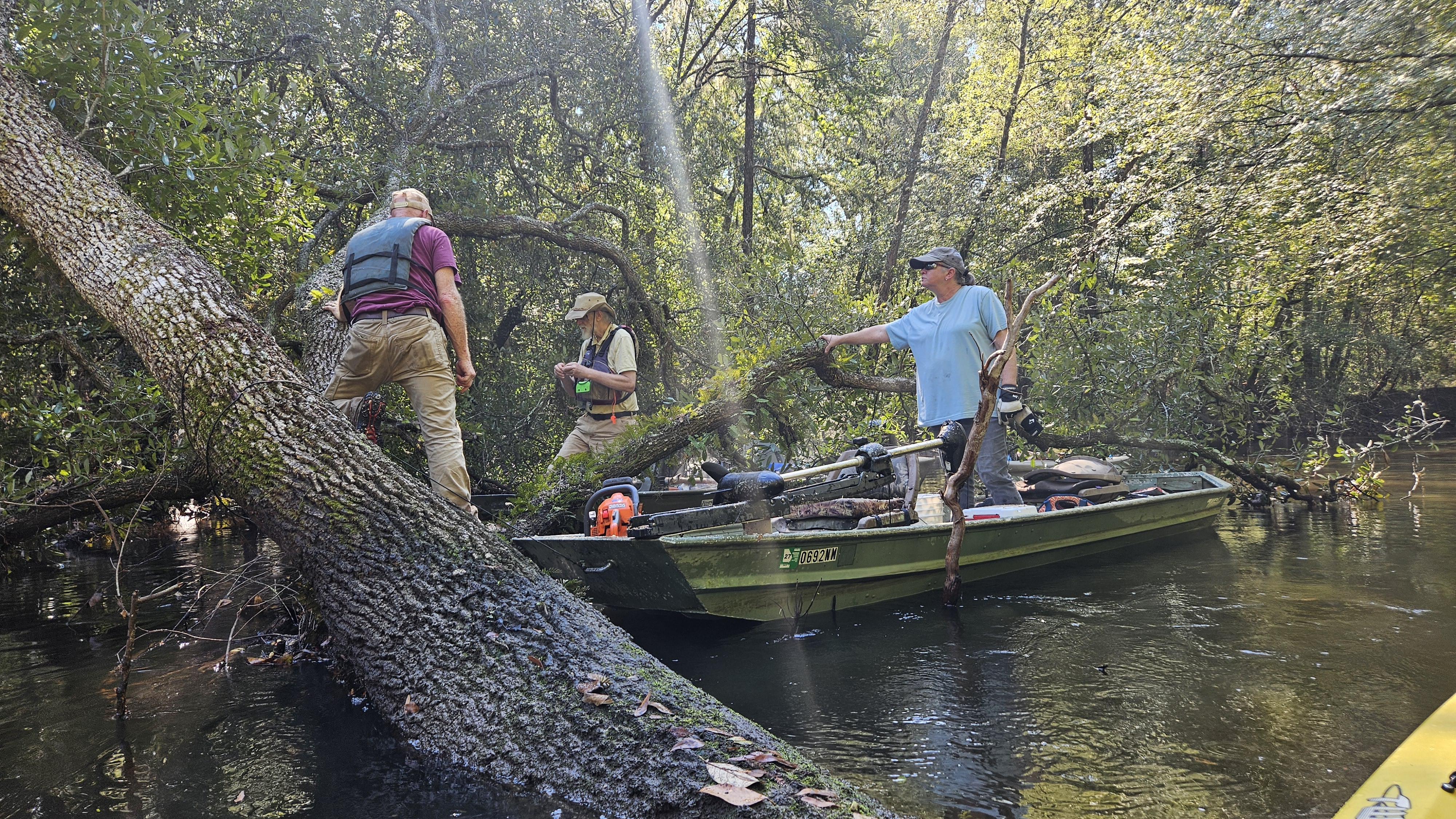 Tommy on Sumner Deadfall --Darlene Eanes Ray, 10:50:43, 31.2089884, -83.5102171