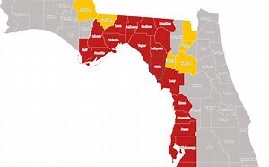 [Florida Counties with evacuation orders]