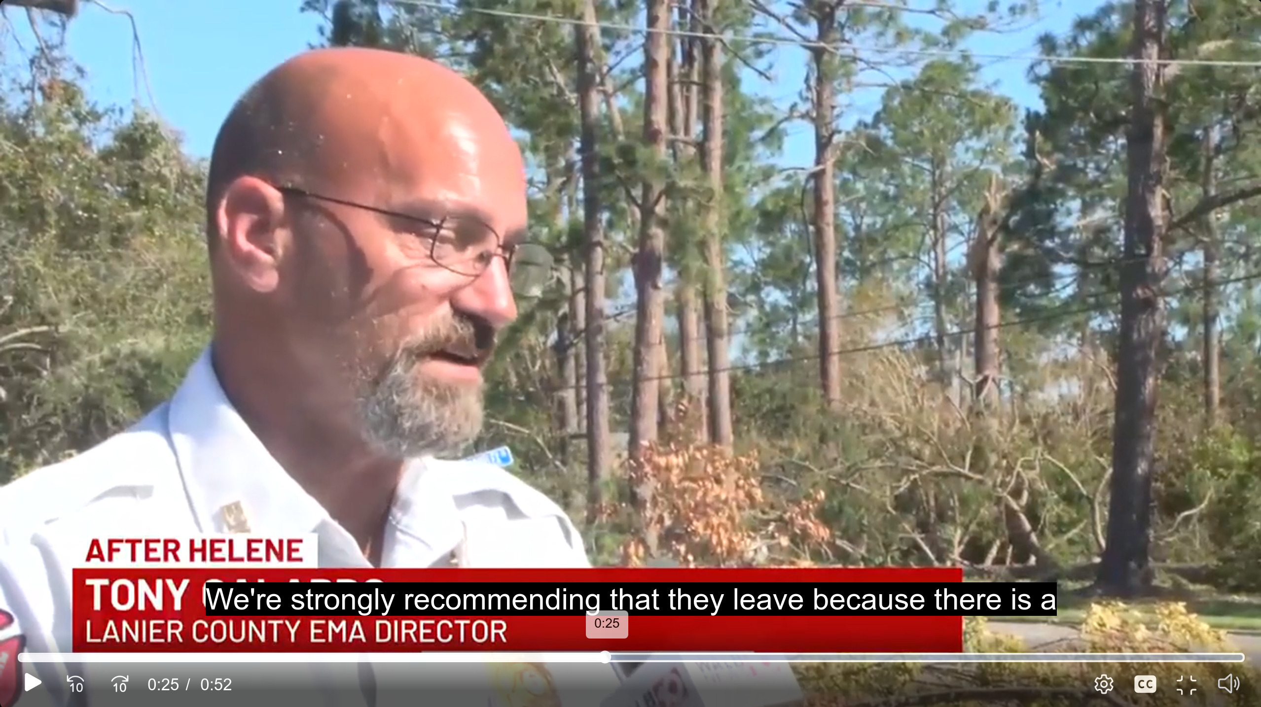 Lanier EMA recommends leav --WCTV 2024-10-02