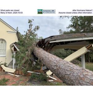 [What parks are closed after Hurricane Helene? Many of them. 2024-10-03 Assume closed unless other information.]