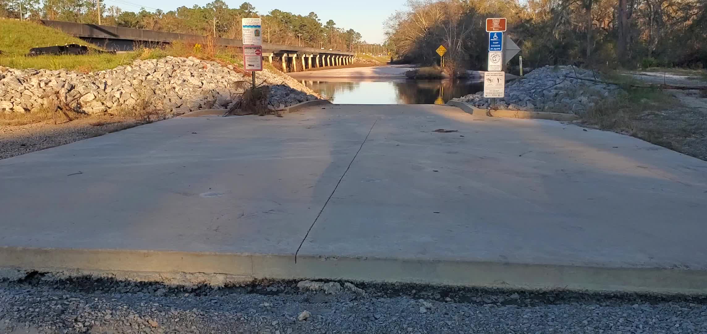 Movie: Eroded, Lakeland Boat Ramp, Alapaha River @ GA 122 2024-10-17