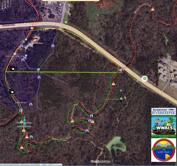 [Map: Troupville Town Site Marker in WLRWT]