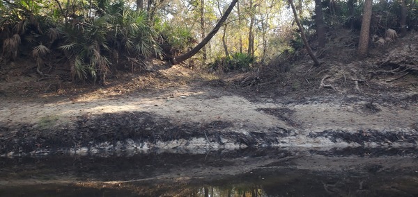 [Trash at a fishing spot, Little River, 10:12:03, 30.8492142, -83.3489822]