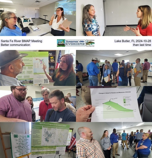 [Santa Fe River BMAP Meeting, Lake Butler, FL 2024-10-28 Better communication than last time]