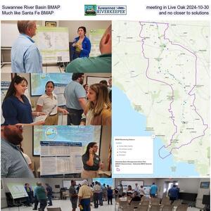 [Suwannee River Basin BMAP meeting in Live Oak 2024-10-30 Much like Santa Fe BMAP and no closer to solutions]