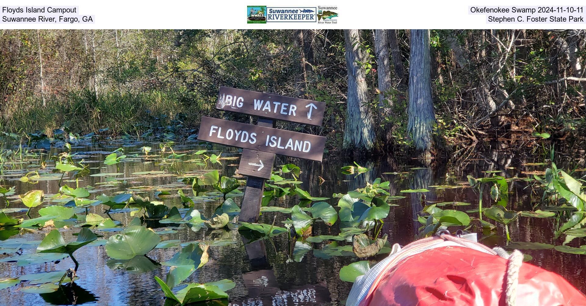 [Floyds Island Campout, Okefenokee Swamp 2024-11-02-03, Suwannee River, Fargo, GA, Stephen C. Foster State Park]