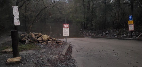 [Water Trail signs, Troupville Boat Ramp, Little River 2024-11-07]