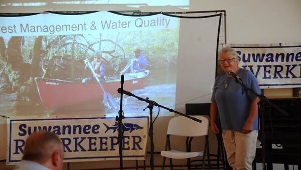 [Heather Brasell speaking at WWALS River Revue 2024-09-07]