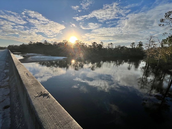 Lakeland Boat Ramp across, Alapaha River @ GA 122 2024-11-13