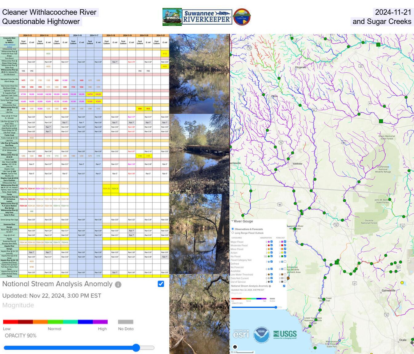 [Cleaner Withlacoochee River 2024-11-21 Questionable Hightower and Sugar Creeks]