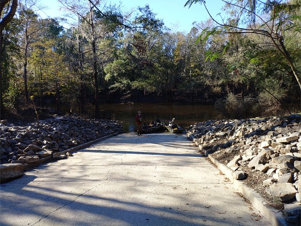 [Both boats at Troupville Boat Ramp --Phil Royce, 14:58:35, 30.8513794, -83.3475]