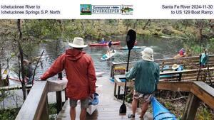 [Ichetucknee River to Santa Fe River 2024-11-30, Ichetucknee Springs S.P. North to US 129 Boat Ramp]