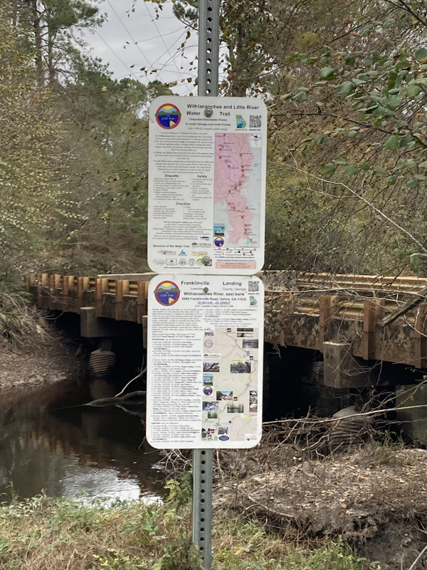 [WLRWT Signs, Franklinville, Withlacoochee River @ Frankinville Road 2024-12-05]