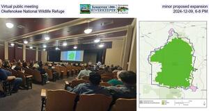 [Virtual public meeting, minor proposed expansion, Okefenokee National Wildlife Refuge, 2024-12-09, 6-8 PM]