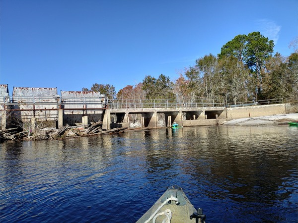 [Gate 1, Suwannee River Sill, 10:50:35 --Phil Royce, 30.803731, -82.41764]