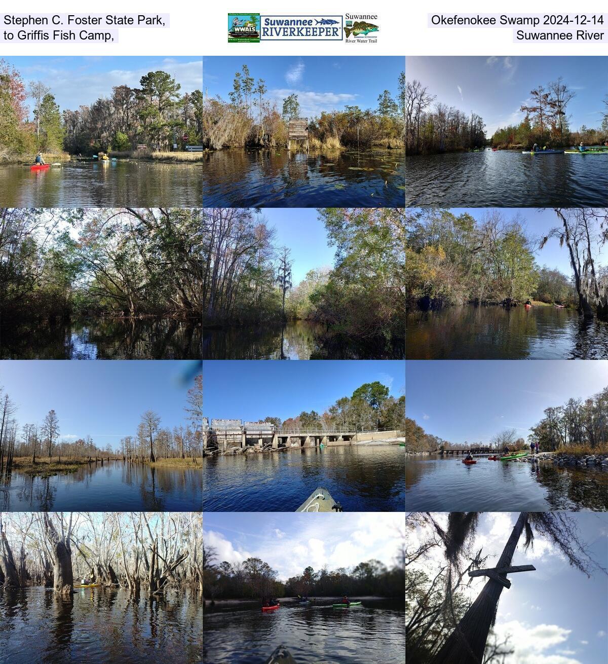 [Stephen C. Foster State Park, Okefenokee Swamp 2024-12-14 to Griffis Fish Camp, Suwannee River]