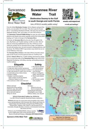 [Suwannee River Water Trail (SRWT) at-water sign]