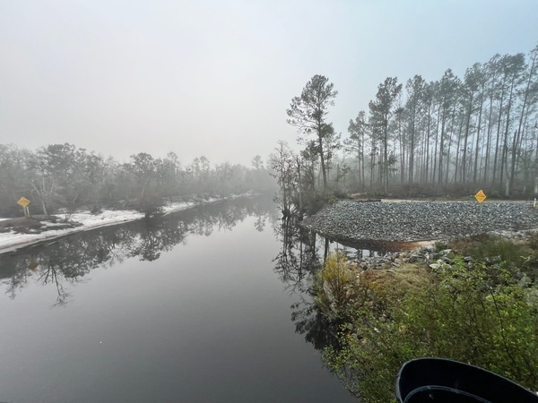 Downstream, Lakeland Boat Ramp, Alapaha River @ GA 122 2024-12-18