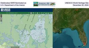 [Okefenokee NWR Nominated as UNESCO World Heritage Site, U.S. Department of the Interior, December 20, 2024]