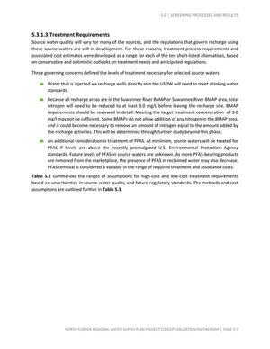 [5.3.1.3 Treatment Requirements including nitrogen PFAS]