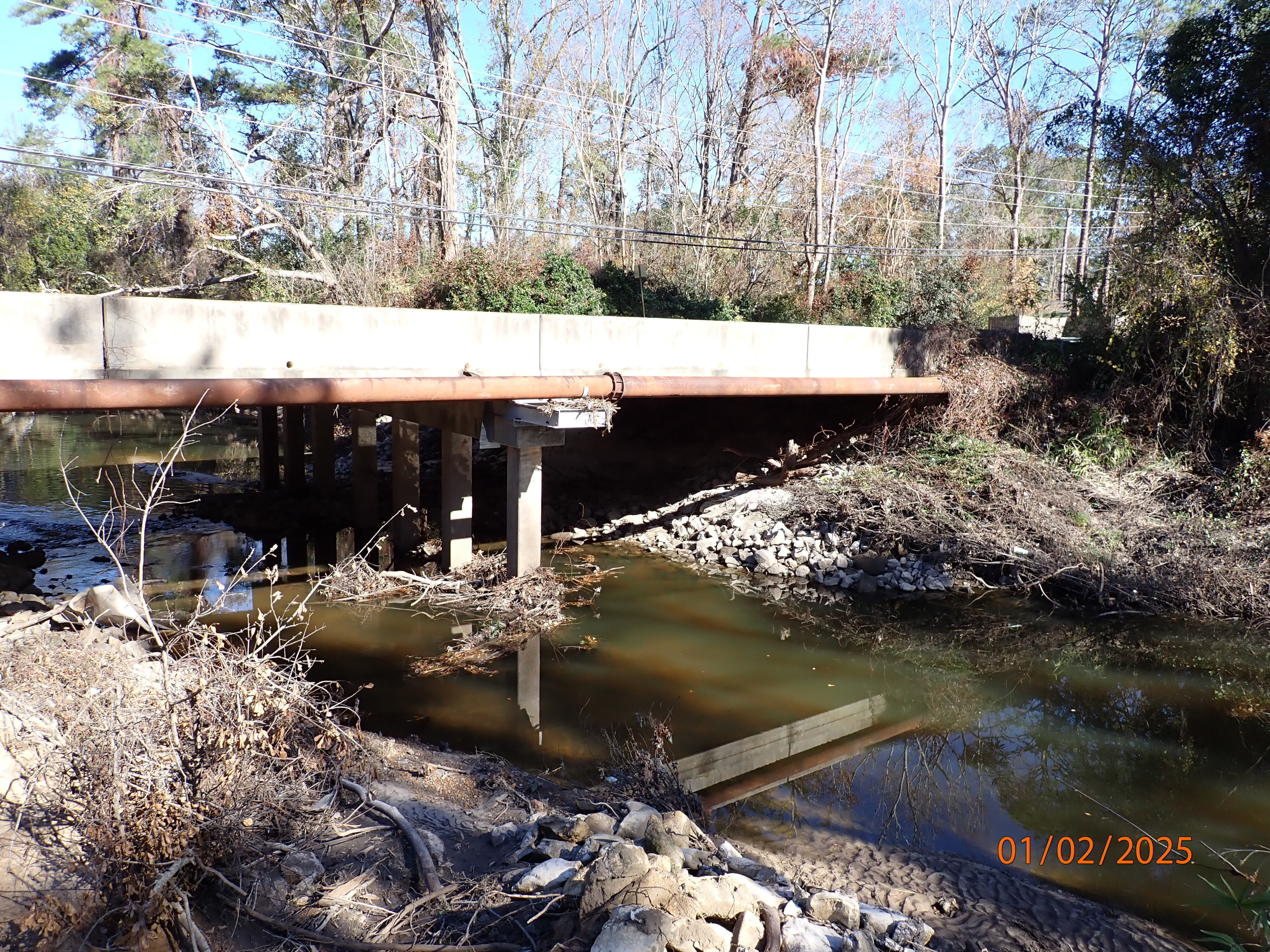 Gornto Road Bridge, Sugar Creek P1020610 2025-01-01