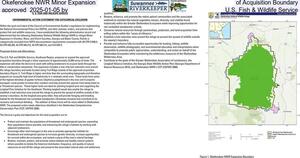 [Okefenokee NWR Minor Expansion of Acquisition Boundary approved 2025-01-05 by U.S. Fish & Wildlife Service]