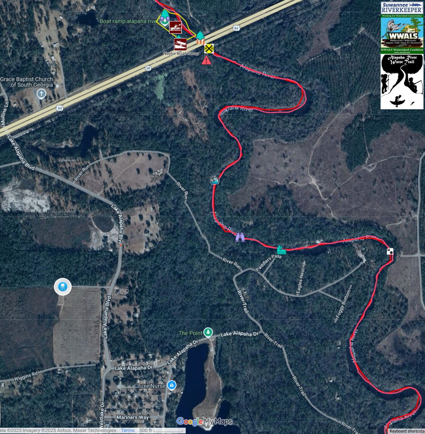 Map: Alapaha Plantation Subdivision Water System --ARWT