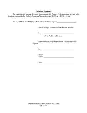 [Electronic Signatures]