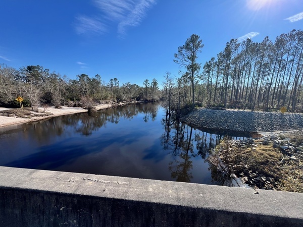 Downstream, Lakeland Boat Ramp, Alapaha River @ GA 122 2025-01-09