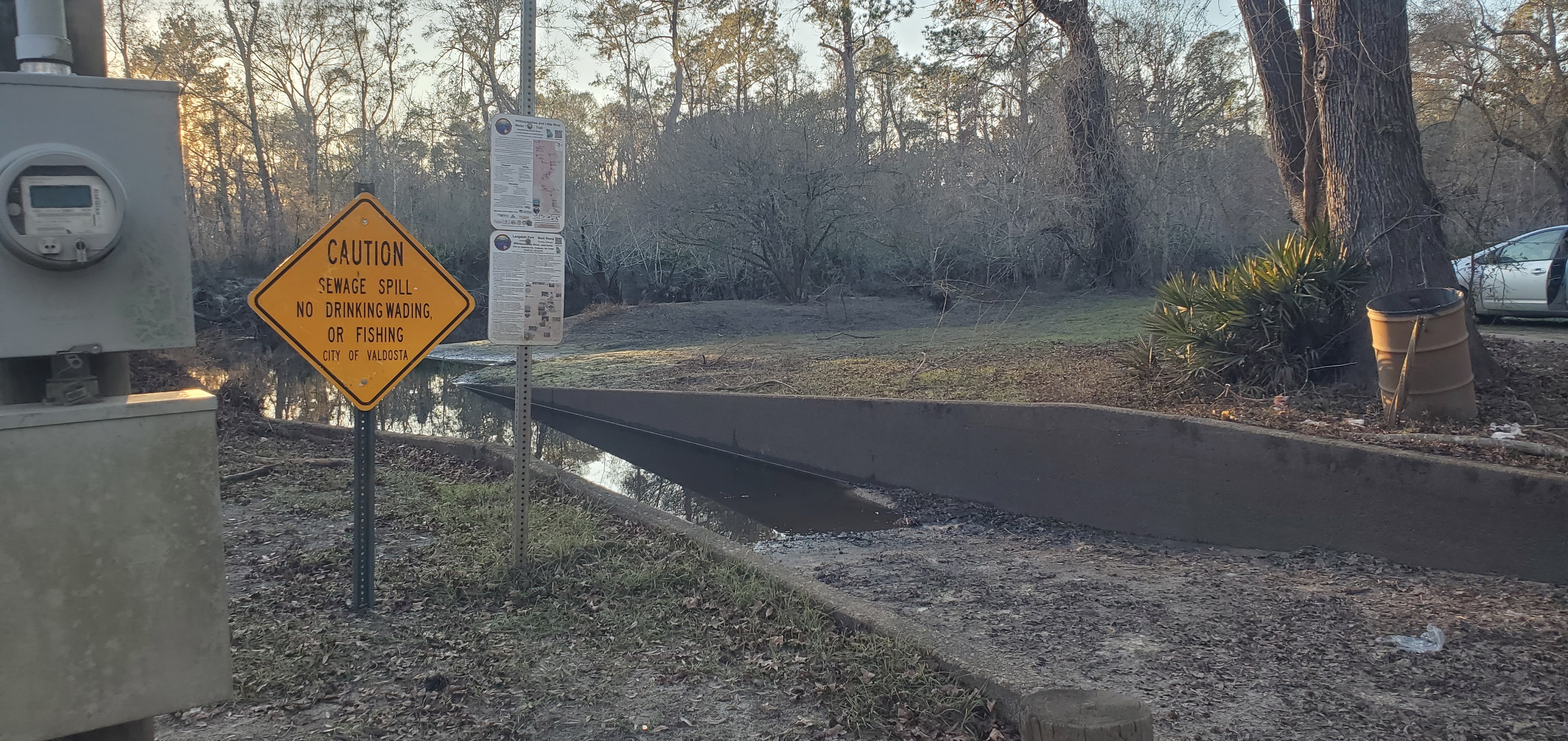 Langdale Park Boat Ramp, Withlacoochee River @ North Valdosta Road 2025-01-09