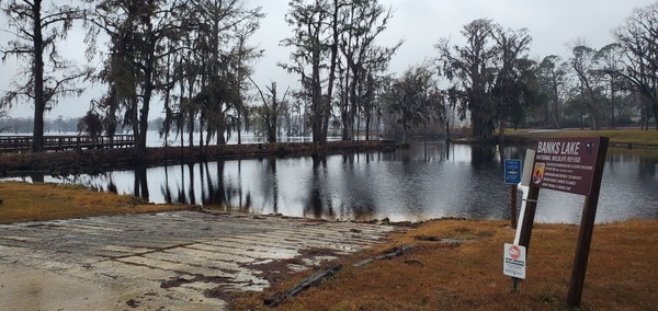 [Banks Lake Boat Ramp open]