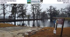 [Cancelled Full Wolf Moon Paddle, Banks Lake, Quite cold, still raining]