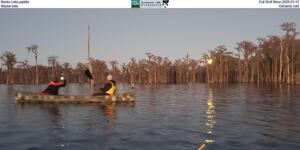 [Banks Lake paddle, Full Wolf Moon 2025-01-13, Maybe bats, Certainly cold]