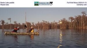 [Banks Lake paddle, Full Wolf Moon 2025-01-13, Maybe bats, Certainly cold]