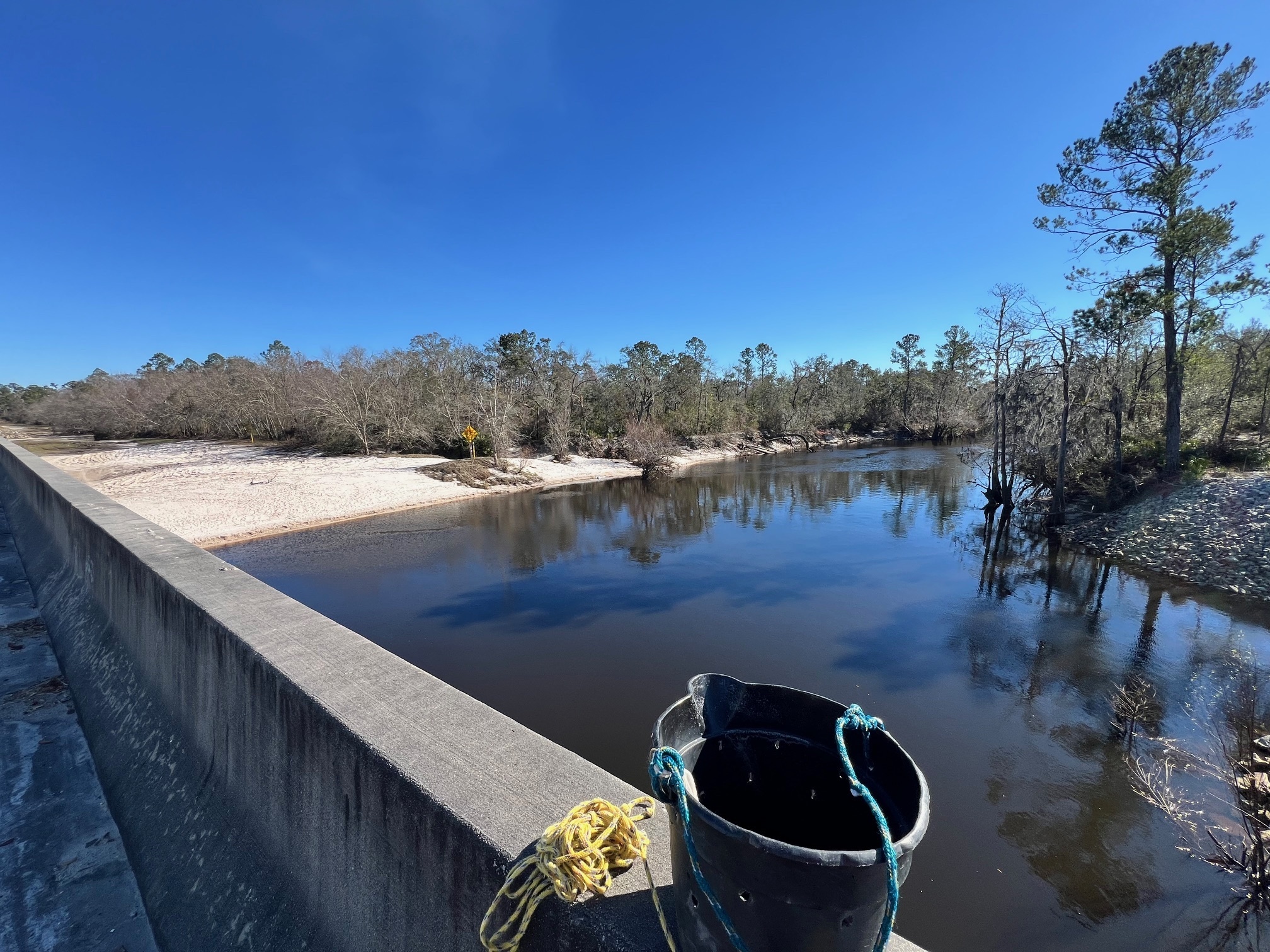 Across, Lakeland Boat Ramp, Alapaha River @ GA 122 2025-01-16