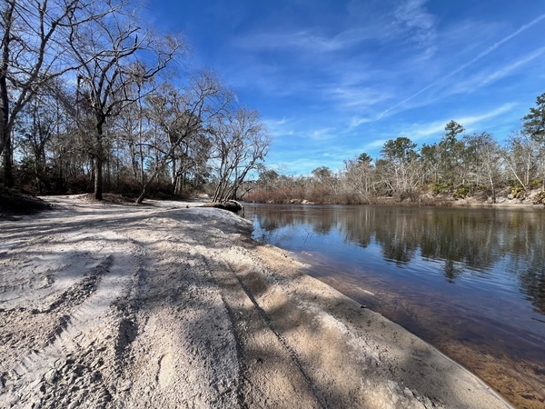 Downstream, Naylor Park Beach, Alapaha River @ US 84 2025-01-30