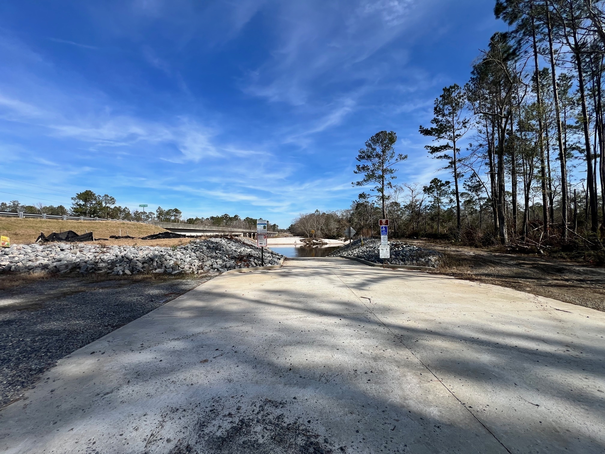 Lakeland Boat Ramp, Alapaha River @ GA 122 2025-01-30