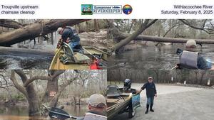 [Troupville upstream Withlacoochee River chainsaw cleanup, Saturday, February 8, 2025]