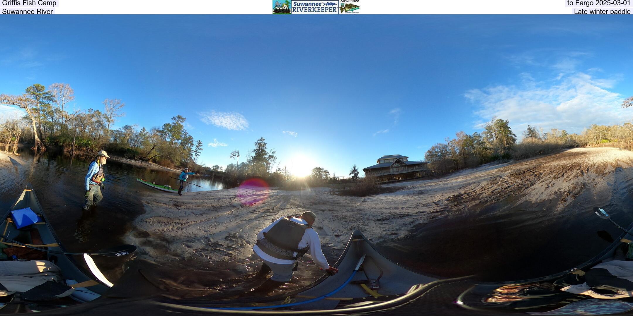 Griffis Fish Camp to Fargo 2025-03-01, Suwannee River, Late Winter paddle